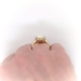 Antique Opal Diamond Ring Circa 1880's Victorian 2.51ct t.w. Natural Opal Diamond Halo Engagement Ring 14k Yellow Gold
