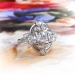 Vintage Art Deco Diamond Ring Circa 1930's 1.14ct t.w. Old European Cut Diamond Statement Anniversary Cocktail Ring Platinum