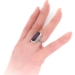 Antique Emerald Cut Amethyst Solitaire Ring Circa 1928 9.85ct Art Deco Birthstone Statement Ring 14k