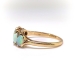 Antique Opal Diamond Ring Circa 1900's 1.18ct t.w. Art Nouveau 5 Stone Birthstone Unique Vintage Ring 14k Yellow Gold