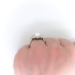 Vintage Pearl Diamond Ring Circa 1940's .30ct t.w. Birthstone Wedding Engagement Ring Platinum