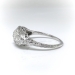 Vintage Diamond Cocktail Ring Circa 1920's 1.13ct t.w. Edwardian Art Deco Filigree Unique Statement Anniversary Ring 18k White Gold