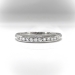 Art Deco Diamond Wedding Band Circa 1930's Vintage .20ct t.w. Diamond Channel Set Knife Edge Band Platinum