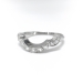 Rare Art Deco Vintage .23ct t.w. Diamond Curved Wedding Band Granat Bros. Circa 1930's Platinum Ring