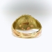 Antique Gold Signet Ring Victorian 1890's Monogram Ring Lily Of The Valley Iris Motif Flower Floral Initial Cigar Band Ring 14k Yellow Gold