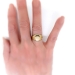Antique Gold Signet Ring Victorian 1890's Monogram Ring Lily Of The Valley Iris Motif Flower Floral Initial Cigar Band Ring 14k Yellow Gold