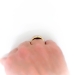 Antique Gold Signet Ring Victorian 1890's Monogram Ring Lily Of The Valley Iris Motif Flower Floral Initial Cigar Band Ring 14k Yellow Gold