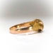 Antique Diamond Owl Ring Circa 1900's .06ct t.w. Single Cut Diamond Statement Boho Chic Figural Ring 18k Yellow Gold
