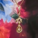 Antique Diamond Gold Pendant Circa 1920's Edwardian .38ct t.w. Wedding Graduation Gift 18k 14k Yellow Gold 18' Inches