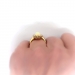 Antique Opal Diamond Ring Circa 1920's Edwardian 1.53ct t.w. Old European Cut Diamond Halo Statement Unique Engagement Ring 14k Yellow Gold