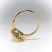 Antique Opal Diamond Ring Circa 1920's Edwardian 1.53ct t.w. Old European Cut Diamond Halo Statement Unique Engagement Ring 14k Yellow Gold