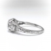 Art Deco Engagement Ring Circa 1930's Orange Blossom Traub .69ct t.w. Old European Cut Diamond Filigree Vintage Wedding Ring 18k White Gold