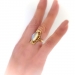Antique Moonstone Diamond Ring Art Nouveau Circa 1900's 4.95ct t.w. Vintage Navette Old European Cut Three Stone Ring 14k Yellow Gold