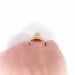 Antique Moonstone Diamond Ring Art Nouveau Circa 1900's 4.95ct t.w. Vintage Navette Old European Cut Three Stone Ring 14k Yellow Gold