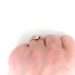 Antique Turquoise Diamond Ring Edwardian 1920's .96ct t.w. Toi Et Moi Bypass Natural Turquoise & Old European Cut Diamond 18k Platinum