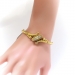 Antique Victorian Diamond Bracelet Circa 1880's .35ct t.w. Old European Cut Hinged Cuff Bracelet 14k Yellow Gold 6' Inch Wrist