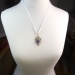 Antique Amethyst Diamond Pendant Vintage 1920's 5.17ct t.w. Edwardian Heart Shaped Old European Birthstone Charm Necklace 18k Gold Silver
