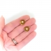Antique Diamond Drop Earrings Art Nouveau Vintage .24ct t.w. Old Mine Cushion Cut Diamond Shell Motif Earrings 14k Yellow Gold