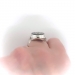 Edwardian Onyx Diamond Ring Antique 1920's .68ct Old European Cut Art Deco Mourning Cocktail Statement Memento Mori Ring 18k White Gold