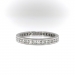 Vintage Diamond Wedding Band Retro 1950's 1.40ct t.w. Bailey Banks Biddle Channel Set Eternity Stacking Anniversary Band Platinum Size 6