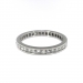 Vintage Diamond Wedding Band Retro 1950's 1.40ct t.w. Bailey Banks Biddle Channel Set Eternity Stacking Anniversary Band Platinum Size 6