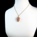 Antique Victorian Ruby and Diamond Crystal Quartz Locket Pendant Necklace 18k Yellow Gold With 18.5' Inch Matching Chain