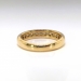 Estate Tiffany & Co. Wedding Band Circa 1990's .55ct t.w. Lucida Cut Diamond Ring Anniversary Wedding Stacking Band 18k Yellow Gold Platinum