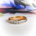 Estate Tiffany & Co. Wedding Band Circa 1990's .55ct t.w. Lucida Cut Diamond Ring Anniversary Wedding Stacking Band 18k Yellow Gold Platinum