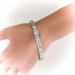 Edwardian Diamond Bracelet Antique 1920's 9.19ct t.w. Old European Cut Old Mine Cut Tennis Anniversary Art Deco Vintage Platinum 6.75' Wrist