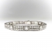 Edwardian Diamond Bracelet Antique 1920's 9.19ct t.w. Old European Cut Old Mine Cut Tennis Anniversary Art Deco Vintage Platinum 6.75' Wrist