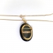 Antique Onyx Diamond Locket Victorian 1890's Memento Mori Mourning Pin Brooch Pendant .51ct Rose Cut Diamond Necklace 18k 14k Yellow Gold
