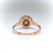 Antique Pearl Diamond Ring Art Nouveau 1900's .48ct t.w. Old European Cut Halo Cultured Pearl Engagement Wedding Ring 14k Yellow Gold