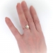 Antique Pearl Diamond Ring Art Nouveau 1900's .48ct t.w. Old European Cut Halo Cultured Pearl Engagement Wedding Ring 14k Yellow Gold