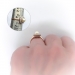 Antique Pearl Diamond Ring Art Nouveau 1900's .48ct t.w. Old European Cut Halo Cultured Pearl Engagement Wedding Ring 14k Yellow Gold