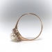 Antique Pearl Diamond Ring Art Nouveau 1900's .48ct t.w. Old European Cut Halo Cultured Pearl Engagement Wedding Ring 14k Yellow Gold