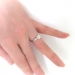 Art Deco Engagement Ring Circa 1930's .77ct t.w. Vintage Old European Cut Antique Anniversary Unique Wedding Ring Platinum
