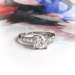 Art Deco Engagement Ring Circa 1930's .77ct t.w. Vintage Old European Cut Antique Anniversary Unique Wedding Ring Platinum