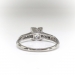 Art Deco Engagement Ring Circa 1930's .77ct t.w. Vintage Old European Cut Antique Anniversary Unique Wedding Ring Platinum