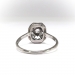 Art Deco Diamond Filigree Ring O Romance 18K White Gold