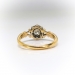 Antique Victorian Diamond Daisy Engagement or Right Hand Ring 18CT Yellow Gold and Silver
