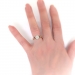 Antique Victorian Diamond Daisy Engagement or Right Hand Ring 18CT Yellow Gold and Silver