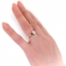 Antique Victorian Diamond Daisy Engagement or Right Hand Ring 18CT Yellow Gold and Silver