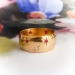 Vintage Ruby and Diamond Star Eternity Band Unisex Ring 14K Yellow Gold Size 10.5