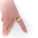 Vintage Ruby and Diamond Star Eternity Band Unisex Ring 14K Yellow Gold Size 10.5