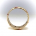 Vintage Ruby and Diamond Star Eternity Band Unisex Ring 14K Yellow Gold Size 10.5