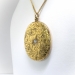 Antique Diamond Repousse Locket Art Nouveau 1900's .24ct Old European Cut Large Pendant Necklace Charm 14k 9k Yellow Gold 24' Inch Chain 