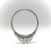 Art Deco Engagement Ring Vintage 1930's .49ct t.w. Old European Cut Diamond Hand Engraved Antique Wedding Anniversary Ring Platinum