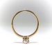 Antique Diamond Engagement Ring Victorian 1890's .40ct Old European Cut Solitaire Wedding Ring 18k Yellow Gold