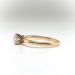 Antique Diamond Engagement Ring Victorian 1890's .40ct Old European Cut Solitaire Wedding Ring 18k Yellow Gold