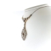 Edwardian Diamond Belle Epoque Drop Wedding Necklace 18k Yellow Gold Platinum